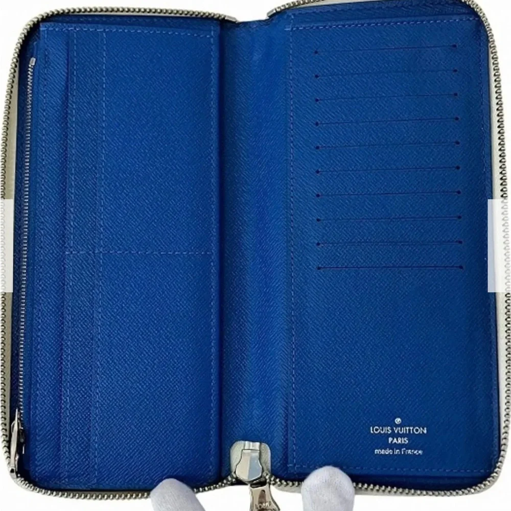 ✨💎COLLECTIBLE 💎✨LOUIS VUITTON Watercolor Zippy Organizer wallet w/COA,Dusty - Picture 4 of 12